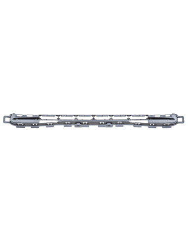 Grille supérieure centrale pare-choc Peugeot 207 - chrome (03/2006 au 06/2013)