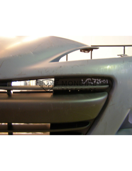 Grille supérieure centrale pare-choc Peugeot 207 - chrome (03/2006 au 06/2013)