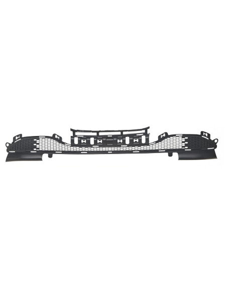 Grille inférieure pare-choc Peugeot 208 I - phase 1 Noire (03/2012 au 05/2015)