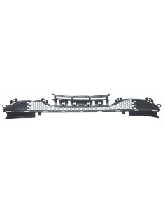 Grille inférieure pare-choc Peugeot 208 I - phase 1 Noire (03/2012 au 05/2015) 2