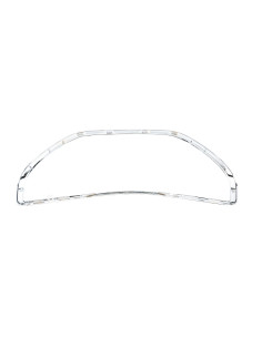 Enjoliveur grille centrale pare-choc Peugeot 208 I - phase 1 Chrome (03/2012 au 05/2015) 2