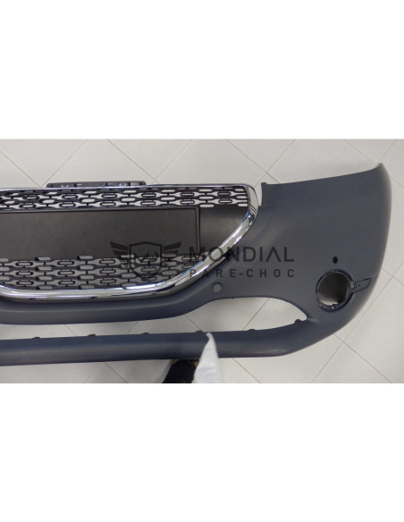 Enjoliveur grille centrale pare-choc Peugeot 208 I - phase 1 Chrome (03/2012 au 05/2015)