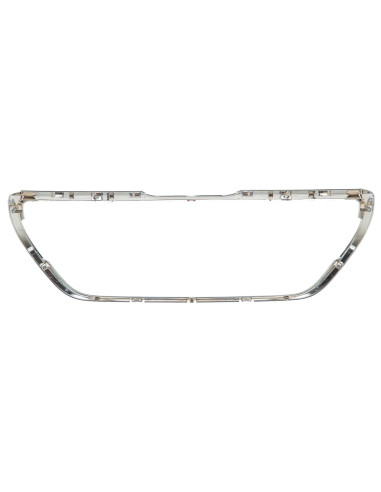 Enjoliveur grille centrale pare-choc Peugeot 208 I - phase 2 Chrome (06/2015 au 08/2019)