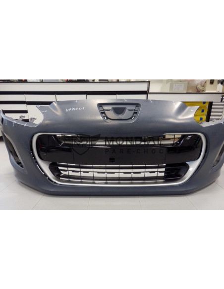 Enjoliveur grille inférieure centrale pare-choc Peugeot 308 I - phase 2 Chromé (04/2011 au 09/2013)