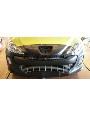 Grille centrale pare-choc Peugeot 308 I - phase 1 Grise (09/2007 au 03/2011)