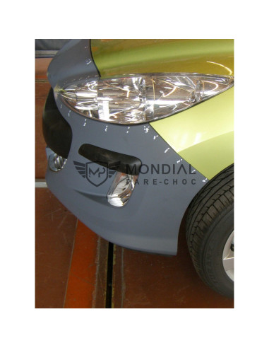 Grille centrale pare-choc Peugeot 308 I - phase 1 Grise (09/2007 au 03/2011)