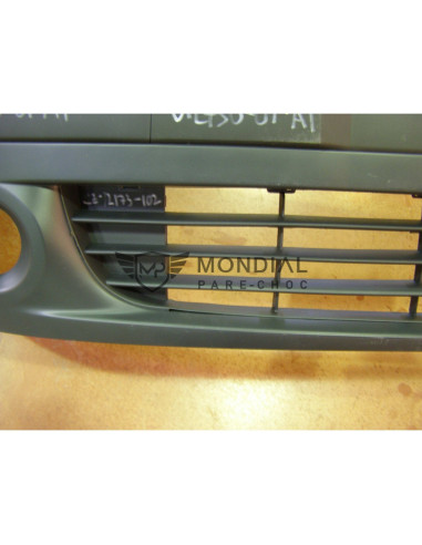 Grille inférieure pare-choc Renault CLIO II - phase 2  (06/2001 au 08/2005)