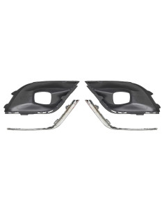 Jeu grilles inférieures pare-choc avant gauche Renault CLIO IV - phase 2 Chrome (09/2016 au 03/2019) 2
