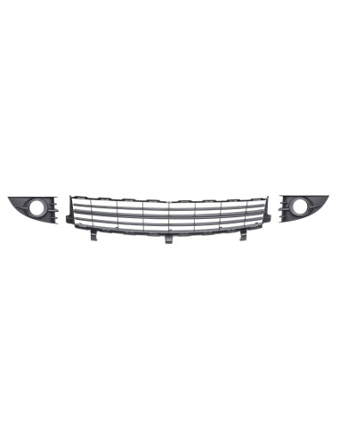 Kit grilles pare-choc Renault SCENIC II GRAND - phase 2 Noir (09/2006 au 04/2009)