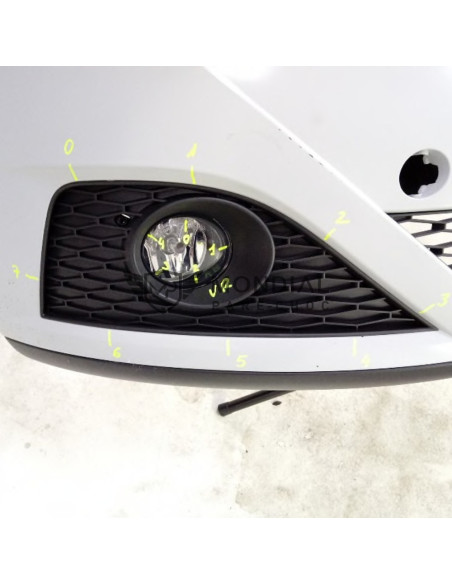 Grille droite pare-choc Seat IBIZA IV - phase 1 Cal-Sea-1620 (05/2008 au 03/2012)