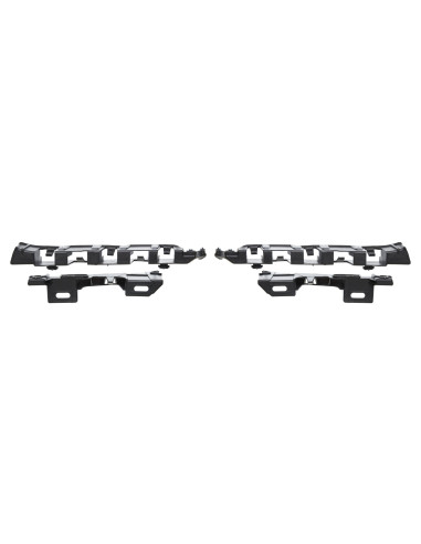 Jeu supports pare-choc Citroen C4 I - phase 1  (11/2004 au 06/2008)