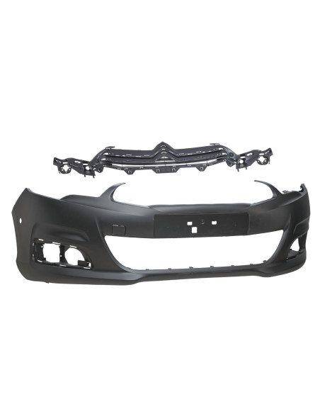 Pare-choc avant Citroen C4 II B7 et 2 sièges pour capteurs -  (11/10 - )