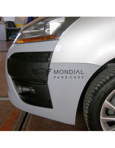 Pare-choc avant Citroen C4 PICASSO I, sièges pour lavephares et 2 sièges pour capteurs -  (03/07 - 11/10)
