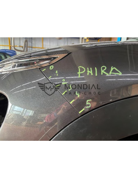 Jeu supports pare-choc Citroen C4 CACTUS -  (06/2014 au 12/2017)