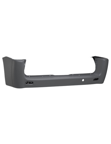 Pare-choc arrière Citroen JUMPY VF7 chassis court noir -  (02/07 - )