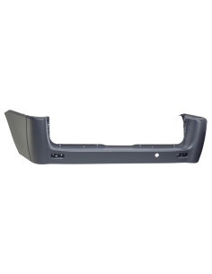 Pare-choc arrière Citroen JUMPY VF7 chassis long noir -  (02/07 - )
