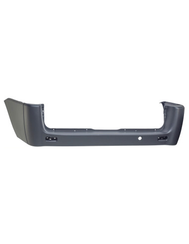 Pare-choc arrière Citroen JUMPY VF7 chassis long noir -  (02/07 - )