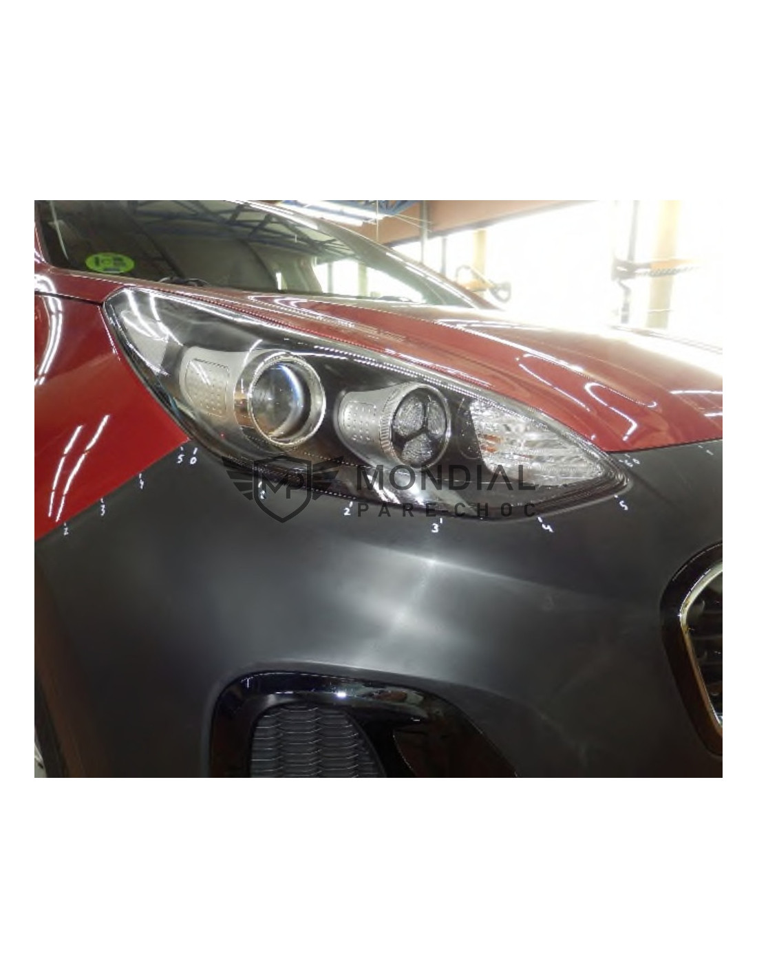 Apprêt pare-chocs avant pour Kia Optima à partir de 2016 Berline