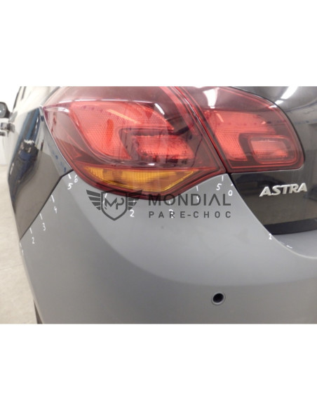 Pare-choc arrière Opel ASTRA J 5 portes -  (09/09 - 12/12)