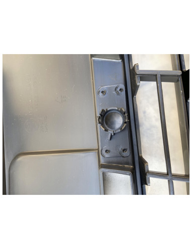 Pare-choc avant Opel VIVARO C noir avec siège pour phare, 6 sièges pour capteurs, détection d´obstacles et assistant d´angle mor