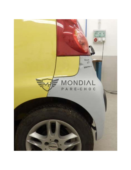 Pare-choc arrière Peugeot 107 - (par-peu-903)
