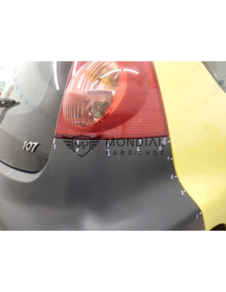 Pare-choc arrière Peugeot 107 - (par-peu-903)