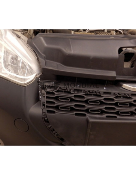 Habillage supérieur pare-choc Peugeot 208 I - phase 1  (03/2012 au 05/2015)