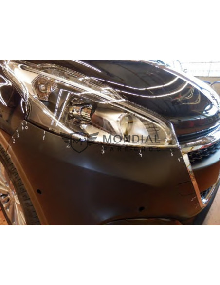 Pare-chocs avant Peugeot 208 I - phase 2 Top qualité Par-Peu-987 (06/2015 au 08/2019)