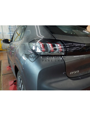 Pare-chocs arrière arrière supérieur Peugeot 208 II depuis 09/2019 - Top Quality Par-Peu-995 ( 09/2019)