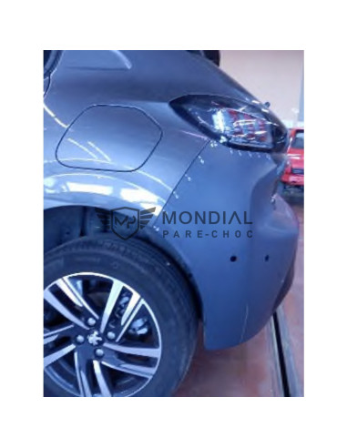 Pare-chocs arrière arrière supérieur Peugeot 208 II depuis 09/2019 - Top Quality Par-Peu-998 ( 09/2019)