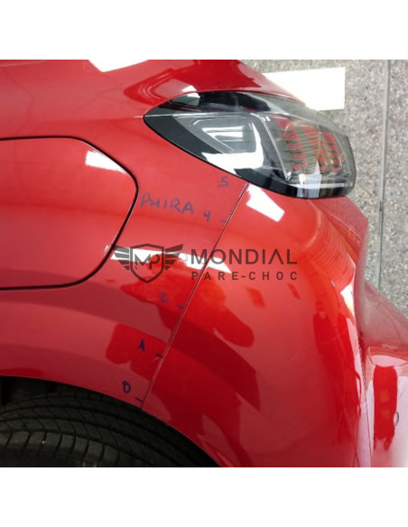 Jeu supports latéraux pare-choc Peugeot 208 II depuis 09/2019 -  ( 09/2019)