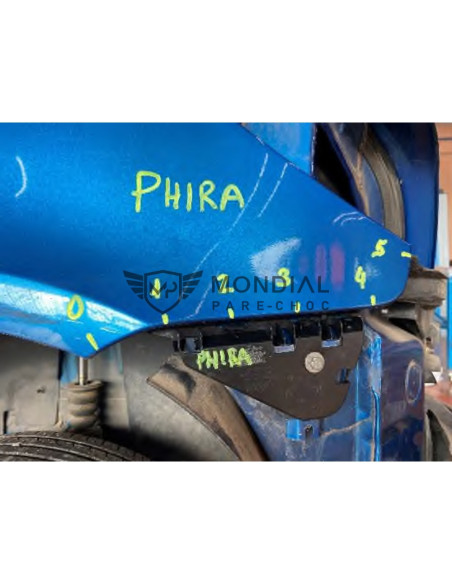Jeu supports pare-choc Peugeot 307 - phase 1  (08/2000 au 05/2005)
