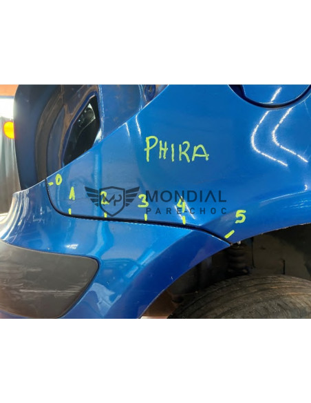 Jeu supports pare-choc Peugeot 307 - phase 1  (08/2000 au 05/2005)