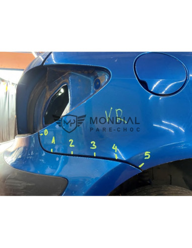 Jeu supports pare-choc Peugeot 307 - phase 1  (08/2000 au 05/2005)