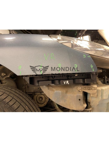 Jeu supports pare-choc Peugeot 407 - phase 1  (04/2004 au 06/2008)