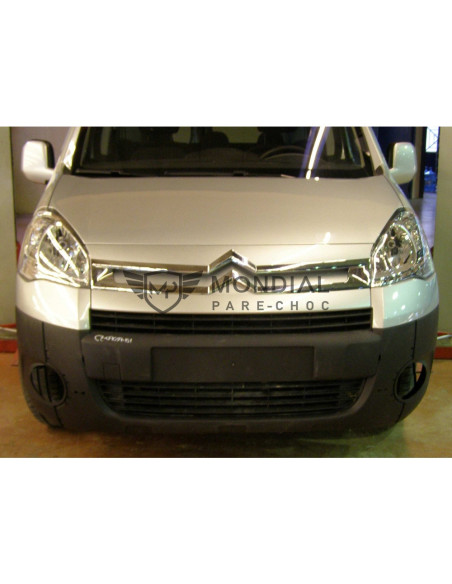 Pare-choc avant Peugeot PARTNER noir - (par-peu-1189)