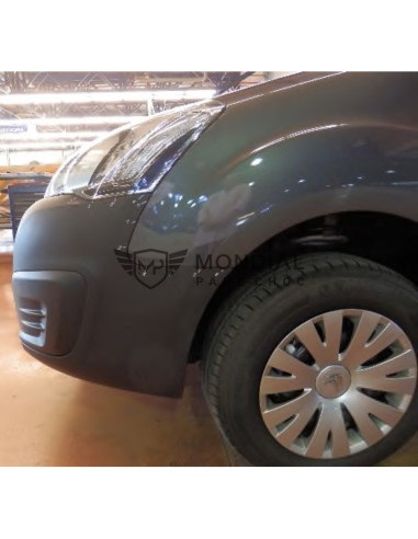 Pare-choc avant Peugeot PARTNER noir - (par-peu-1242)