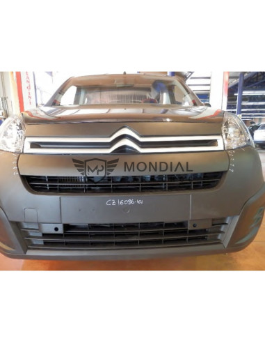 Pare-choc avant Peugeot PARTNER noir - (par-peu-1242)