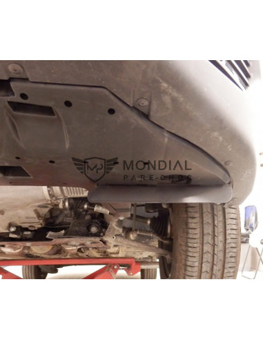 Protecteur inferieur Pare-choc avant Peugeot PARTNER  (spoiler 40mm)
