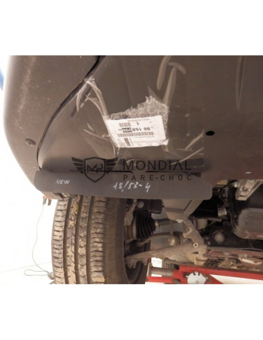 Protecteur inferieur Pare-choc avant Peugeot PARTNER  (spoiler 40mm)