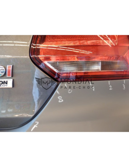Pare-chocs arrière Volkswagen POLO V - phase 2 Grand échappement Par-Vol-2051 (04/2014 au 09/2017)