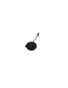 Cache crochet remorquage pare-choc Volkswagen POLO V - phase 1  (09/2009 au 03/2014)