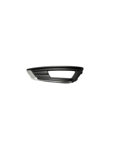 Grille inférieure gauche pare-choc avant gauche Ford FOCUS III - phase 2 Chrome (11/2014 au 08/2018)