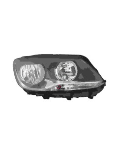 Phare Volkswagen CADDY III - phase 2 Noir Pha-Vol-5035 (10/2010 au 06/2015)