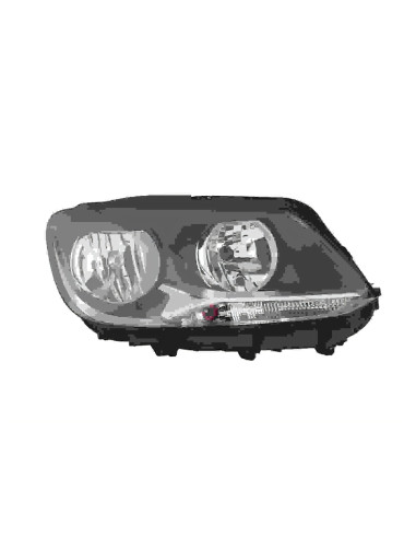 Phare Volkswagen CADDY III - phase 2 Noir Pha-Vol-5035 (10/2010 au 06/2015)