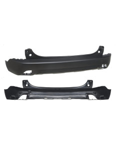 Element central pare-chocs arrière noir PEUGEOT 2008 I (05/2016 à 09/2019)
