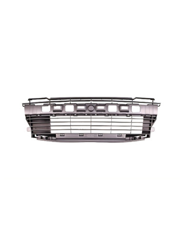 Grille centrale pare-chocs avant gris aluminium PEUGEOT 206 Plus (03/2009)