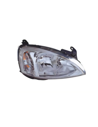 Phare droit H7+H7 feu strié orange [AL] OPEL COMBO II du 10/2001 au 12/2011