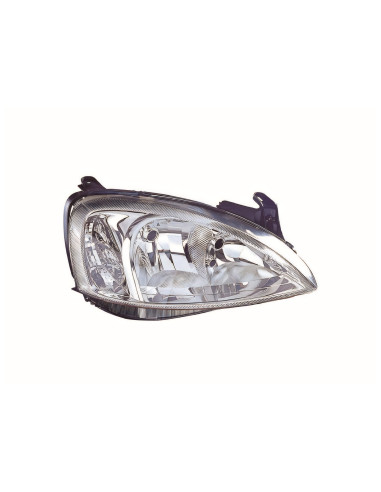 Phare droit H7+H7 feu transparent [Valeo] OPEL COMBO II du 10/2001 au 12/2011