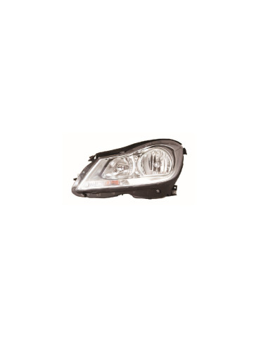Phare gauche electrique chromè H7+H7 MERCEDES W204 Classe C (03/2011 à 11/2013)